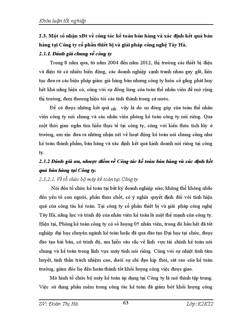 image for page KẾ TOÁN BÁN HÀNG VÀ XÁC ĐỊNH KẾT QUẢ BÁN HÀNG tại Công ty CỔ PHẦN THIẾT BỊ VÀ GIẢI PHÁP CễNG NGHỆ TÂY HÀ