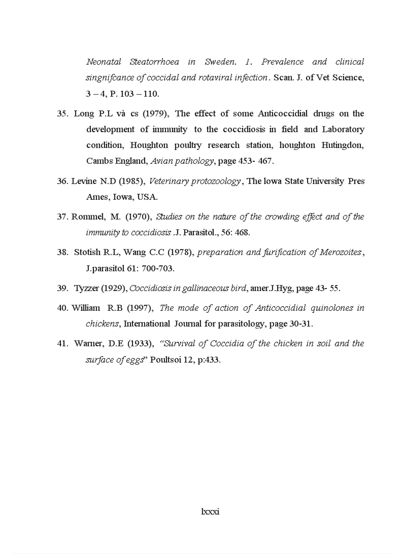 image for page Tình hình nhiễm bệnh cầu trùng trên đàn lợn nuôi tại huyện thanh ba tỉnh phú thọ và biện pháp phòng trị