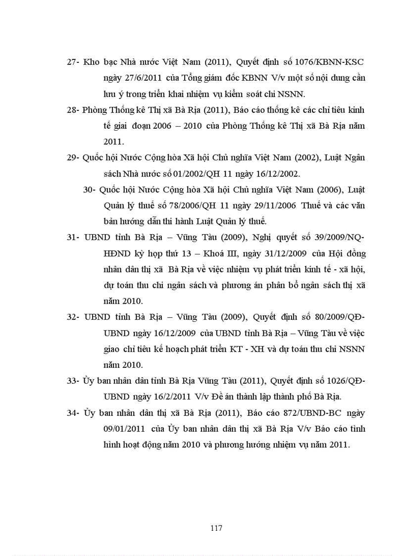 image for page Quản lý ngân sách nhà nước tại kho bạc nhà nước thị xã bà rịa tỉnh bà rịa vũng tàu
