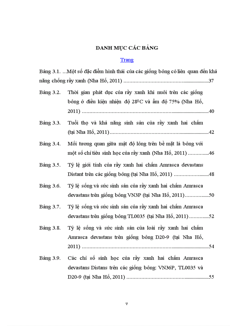image for page Tìm hiểu mối quan hệ giữa một số đặc điểm hình thái và khả năng kháng rầy xanh hai chấm amrassca devastans của một số giống bông