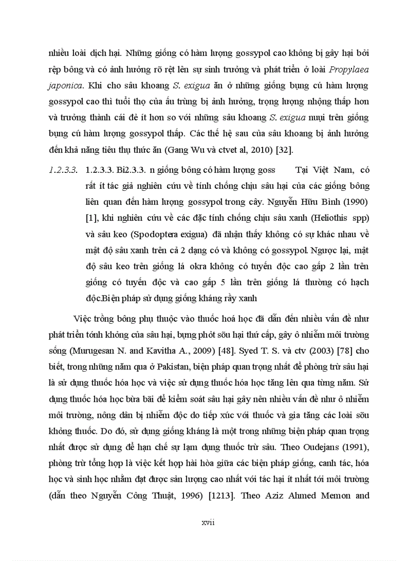 image for page Tìm hiểu mối quan hệ giữa một số đặc điểm hình thái và khả năng kháng rầy xanh hai chấm amrassca devastans của một số giống bông