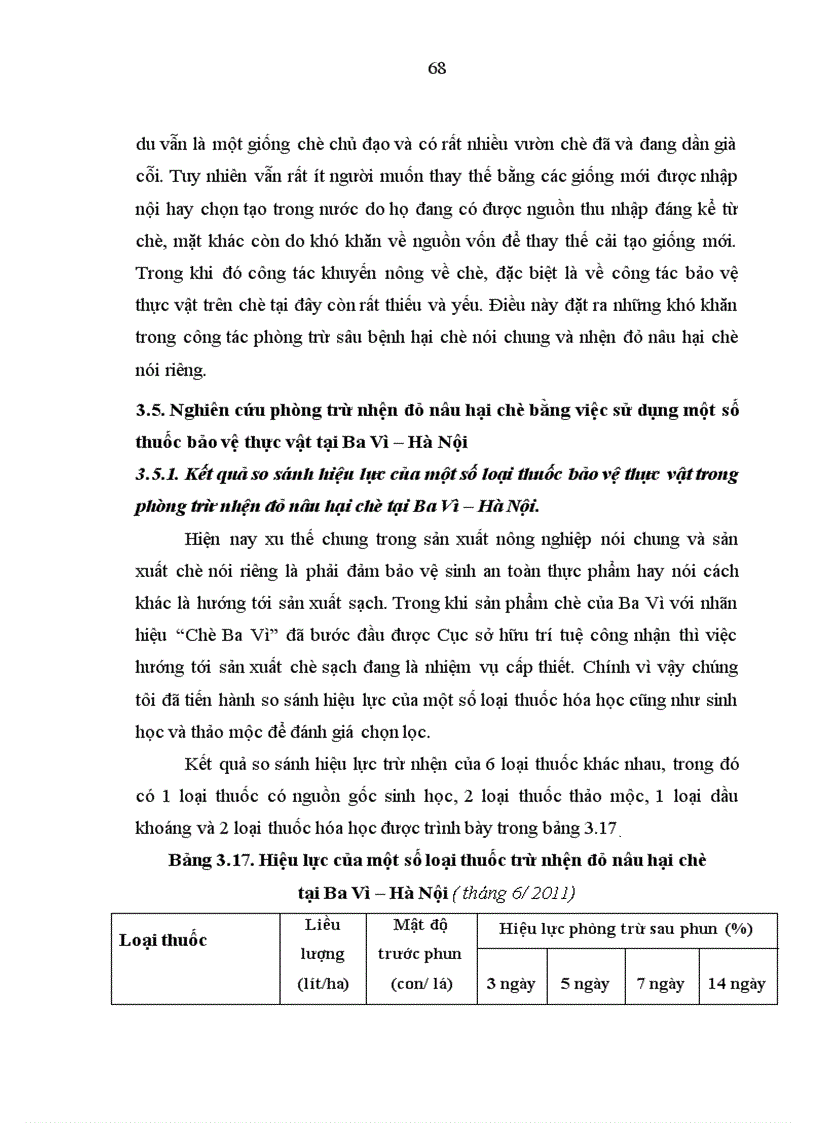 image for page Nghiên cứu một số đặc điểm sinh học sinh thái nhện đỏ nâu hại chè Oligonychus coffeae Nietner và biện pháp phòng trừ tại Ba Vì Hà Nội