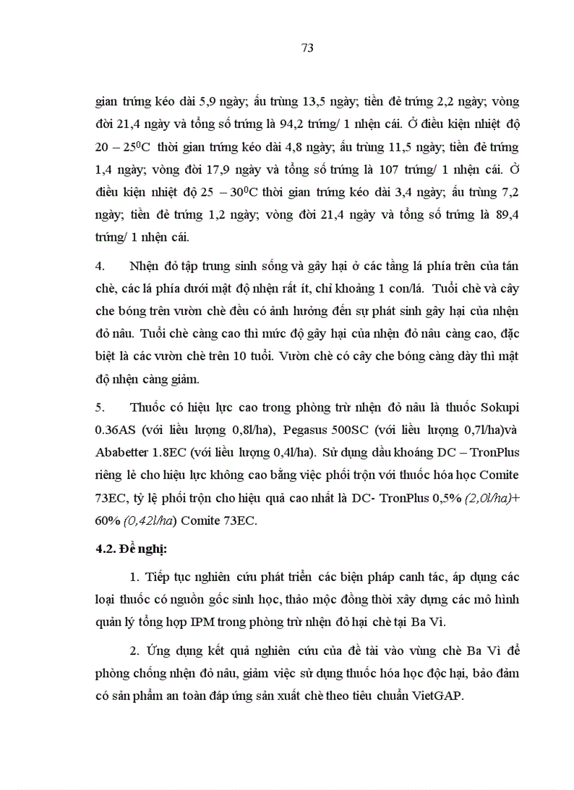 image for page Nghiên cứu một số đặc điểm sinh học sinh thái nhện đỏ nâu hại chè Oligonychus coffeae Nietner và biện pháp phòng trừ tại Ba Vì Hà Nội