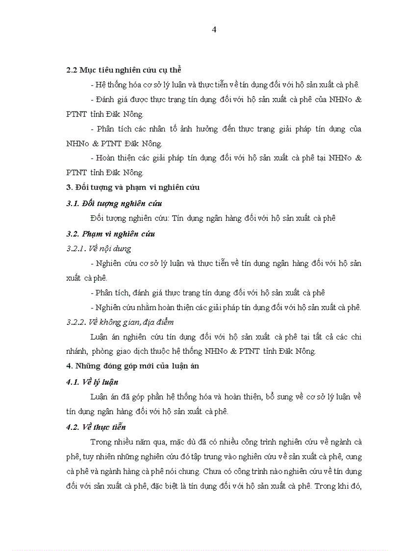 image for page Nghiên cứu tín dụng của Ngân hàng Nông nghiệp và Phát triển nông thôn tỉnh Đăk Nông đối với hộ sản xuất cà phê 1