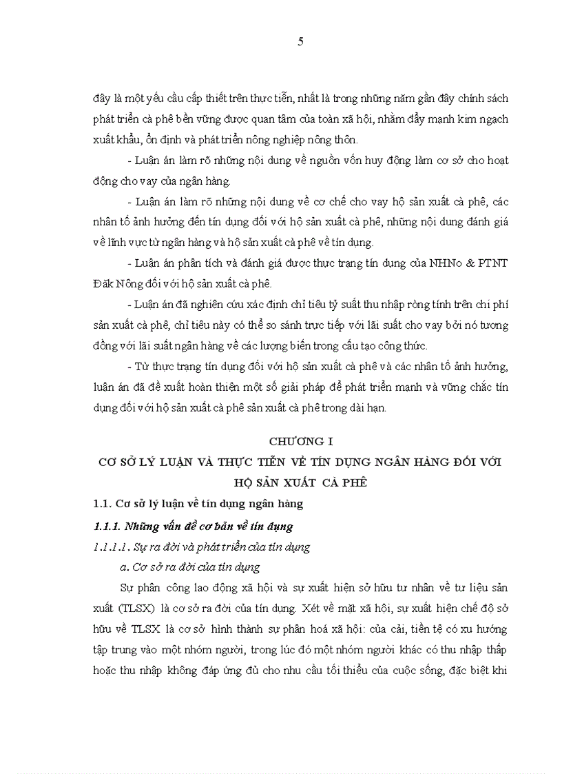 image for page Nghiên cứu tín dụng của Ngân hàng Nông nghiệp và Phát triển nông thôn tỉnh Đăk Nông đối với hộ sản xuất cà phê 1
