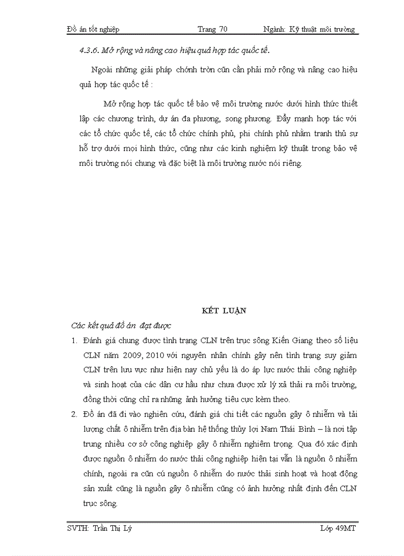 image for page Quản lý bảo vệ chất lượng nước hệ thống thủy lợi Nam Thái Bình