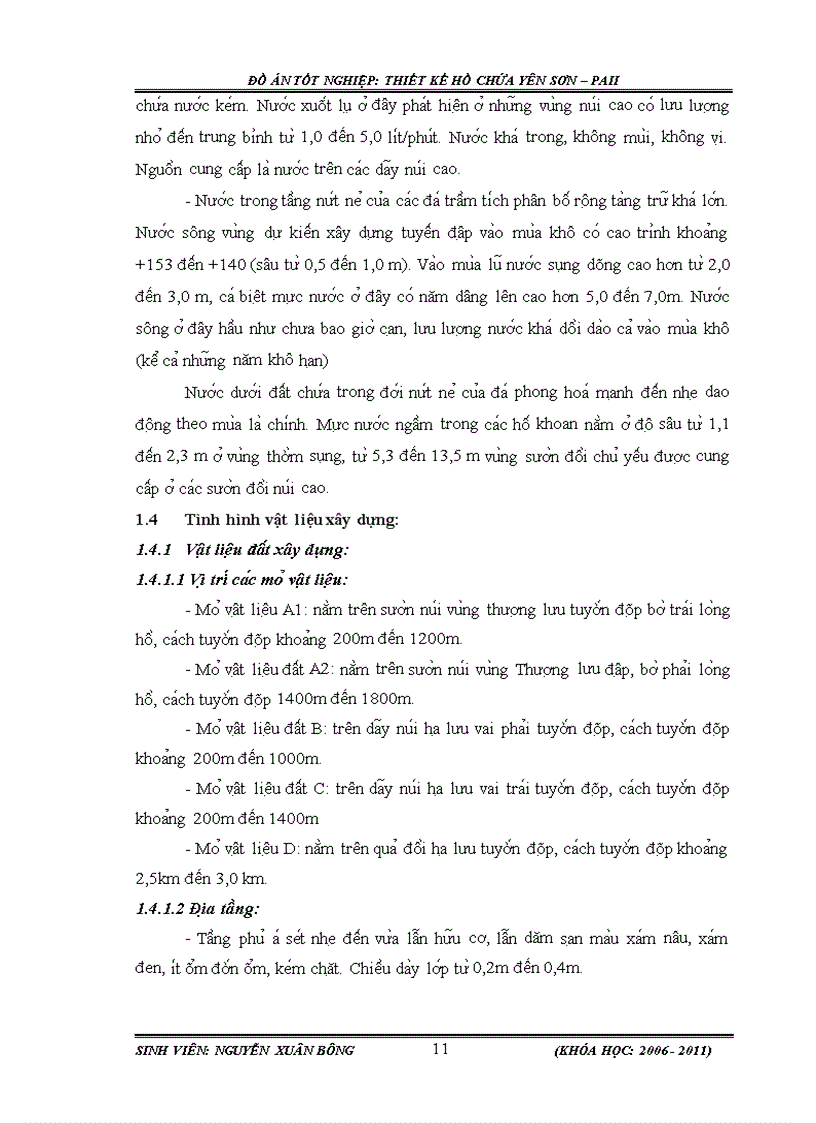 image for page Thiết kế hồ chứa Yên Sơn