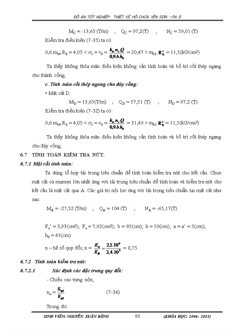 image for page Thiết kế hồ chứa Yên Sơn
