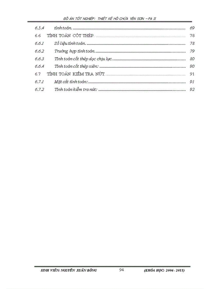 image for page Thiết kế hồ chứa Yên Sơn