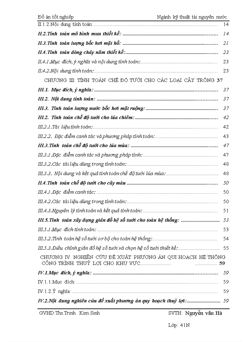 image for page Quy hoạch hệ thống tưới hồ Quang yên Vĩnh Phúc