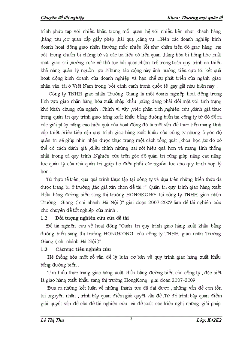 image for page Quản trị quy trình giao hàng xuất khẩu bằng đường biển sang thị trường HONGKONG của công ty TNHH giao nhận Trường Giang chi nhánh Hà Nội