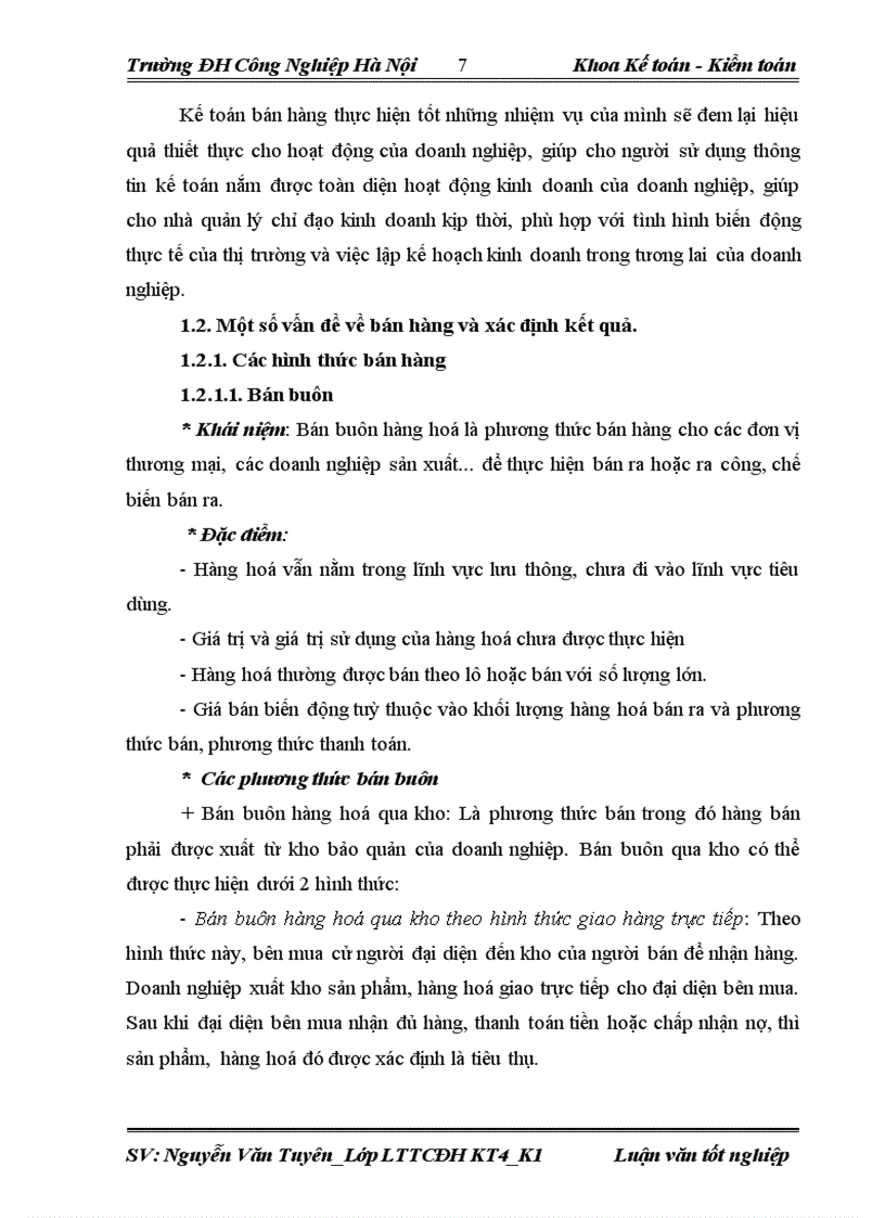 image for page Hoàn thiện kế toán tiêu thụ thành phẩm và xác định kết quả tại công ty TNHH Việt Hàn