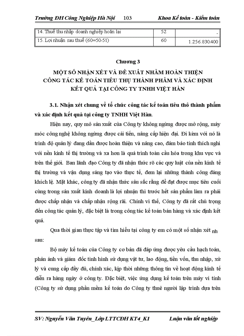 image for page Hoàn thiện kế toán tiêu thụ thành phẩm và xác định kết quả tại công ty TNHH Việt Hàn