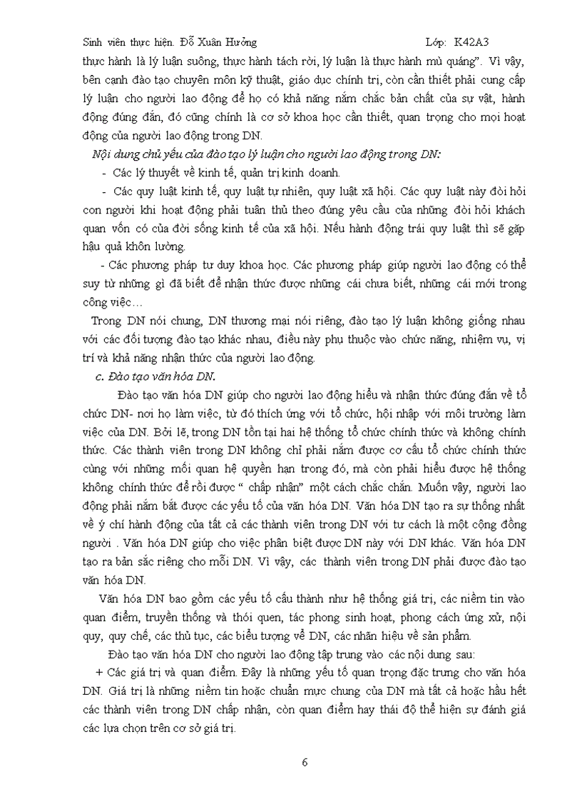 image for page Đẩy mạnh công tác đào tạo nhân viên tại tổng công ty cổ phần dệt may hà nội hanosimex