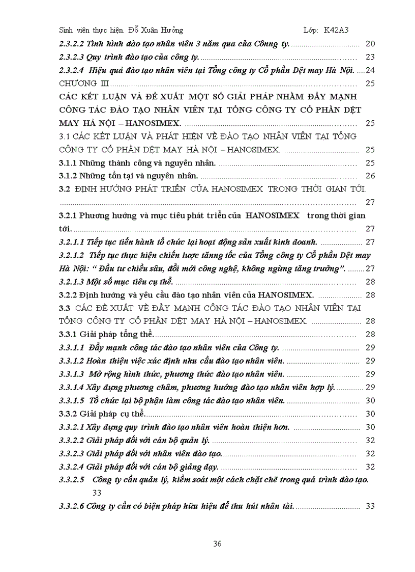 image for page Đẩy mạnh công tác đào tạo nhân viên tại tổng công ty cổ phần dệt may hà nội hanosimex