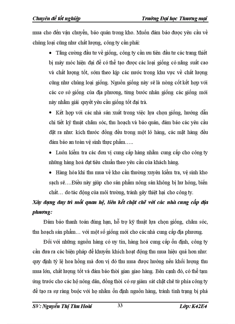image for page Quản trị quy trình chuẩn bị hàng nông sản xuất khẩu sang thị trường EU của Công ty cổ phần INTIMEX Việt Nam 1