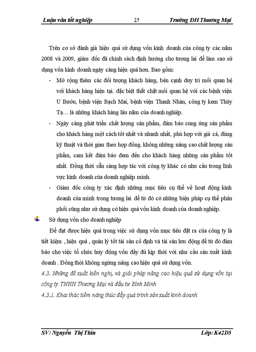 image for page Phân tích hiệu quả sử dụng vốn kinh doanh tại công ty TNHH Thương Mại và Đầu Tư Bình Minh