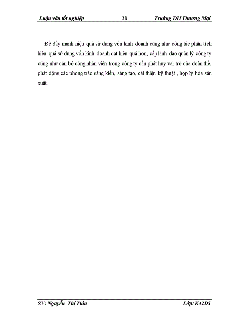 image for page Phân tích hiệu quả sử dụng vốn kinh doanh tại công ty TNHH Thương Mại và Đầu Tư Bình Minh