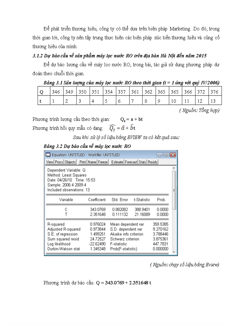 image for page Phân tích và dự báo cầu về sản phẩm máy lọc nước tinh khiết RO của công ty cổ phần Công nghệ cấp thoát nước và môi trường trên địa bàn Hà Nội đến năm 2015