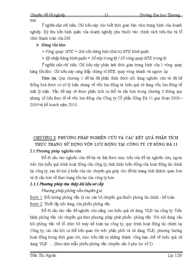 image for page Giải pháp nâng cao hiệu quả sử dụng vốn lưu động tại Công ty Cổ phần Sông Đà 1 1