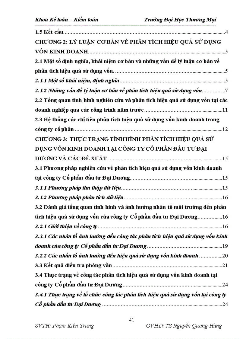 image for page Phân tích tình hình hiệu quả sử dụng vốn kinh doanh tại Công ty cổ phần đầu tư Đại Dương