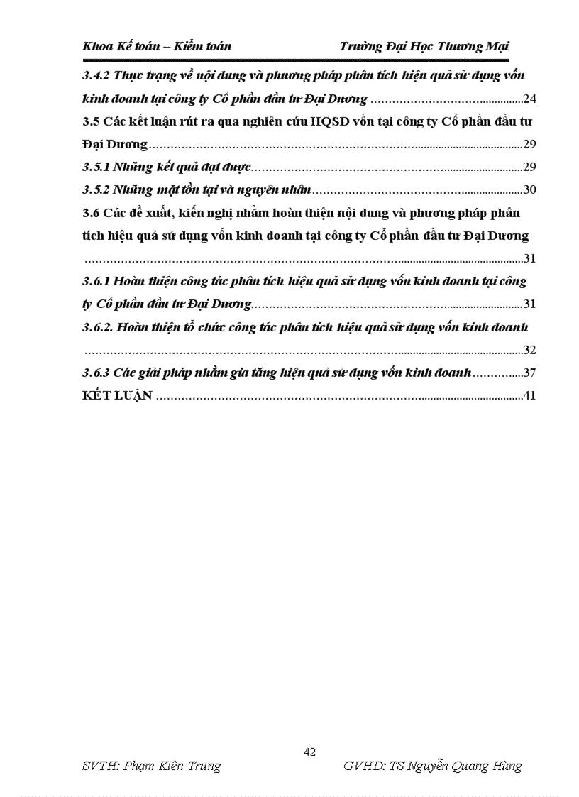 image for page Phân tích tình hình hiệu quả sử dụng vốn kinh doanh tại Công ty cổ phần đầu tư Đại Dương