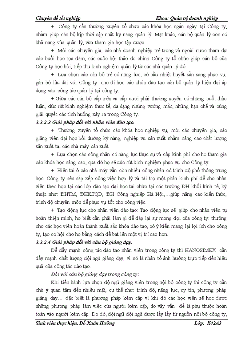 image for page Đẩy mạnh công tác đào tạo nhân viên tại Tổng công ty Cổ phần Dệt may Hà Nội Hanosimex 3