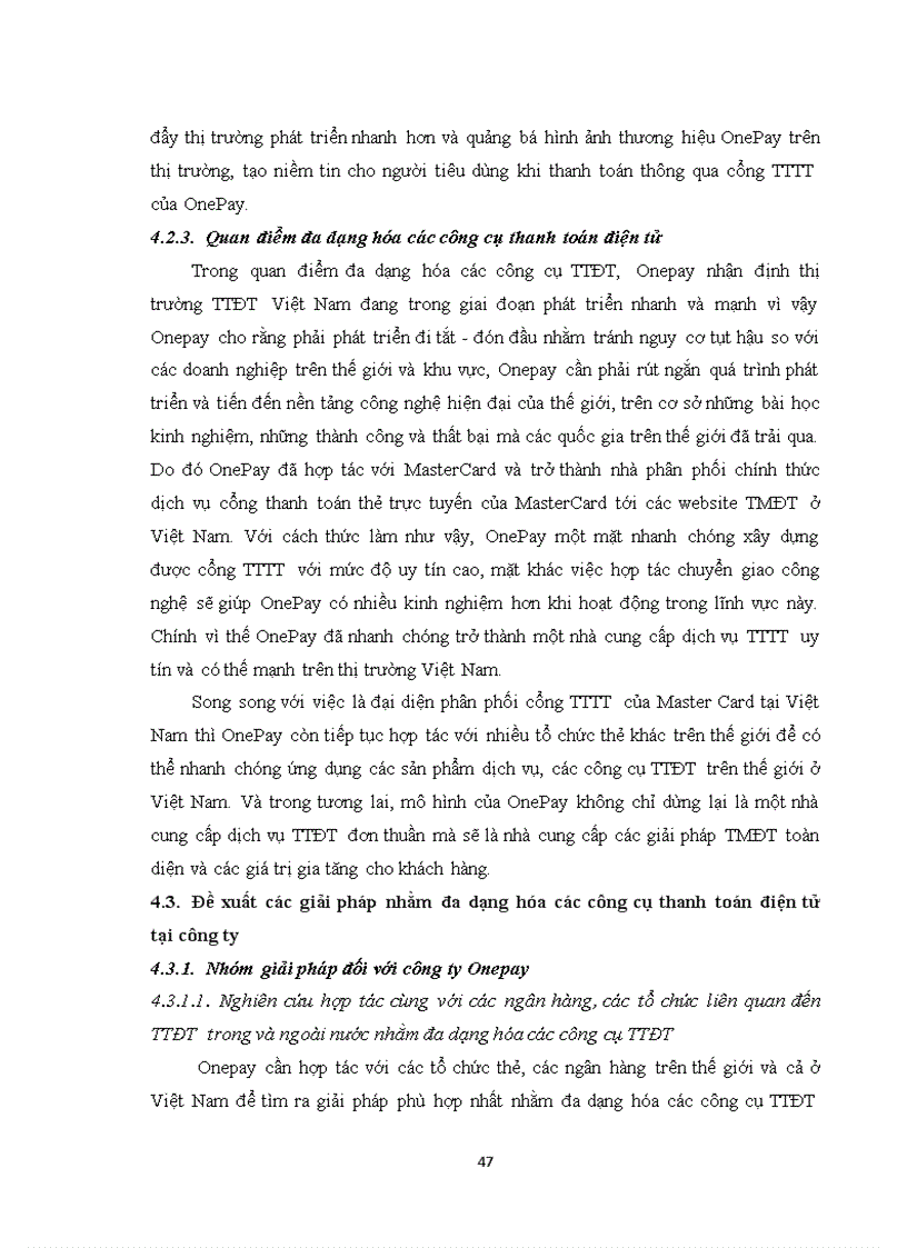 image for page Đa dạng hóa các công cụ thanh toán điện tử tại công ty cổ phần thương mại và dịch vụ trực tuyến Onepay