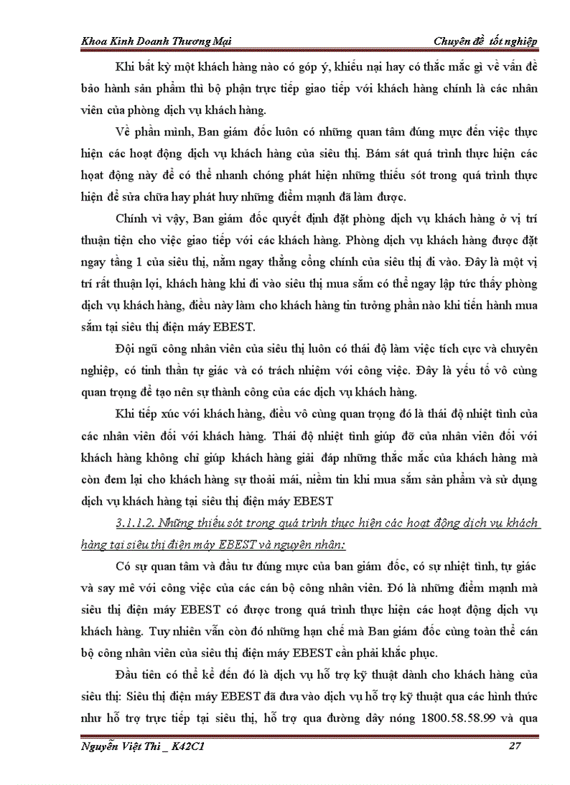 image for page Giải pháp quản trị nâng cao chất lượng dịch vụ khách hàng tại công ty TNHH Thiên Thuận Tường chi nhánh siêu thị điện máy EBEST