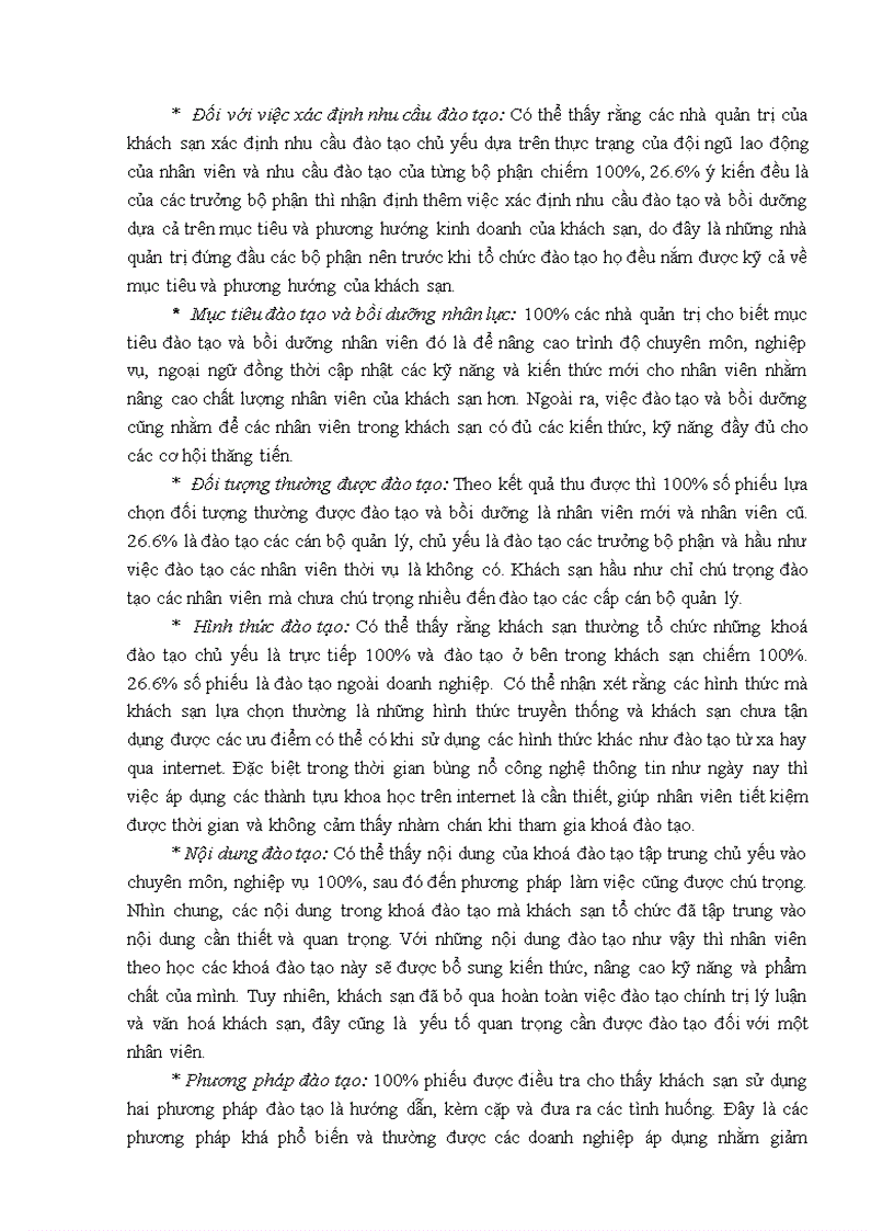 image for page Tăng cường đào tạo và bồi dưỡng nhân lực tại khách sạn Thương Mại