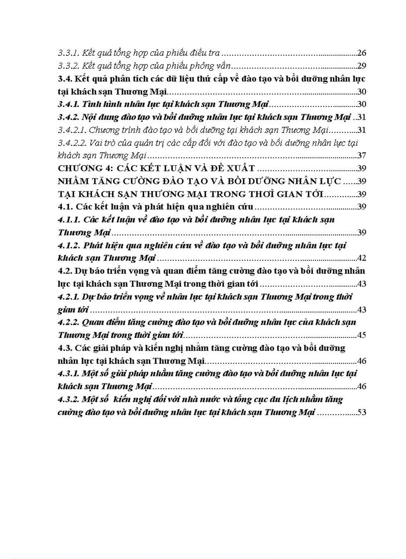 image for page Tăng cường đào tạo và bồi dưỡng nhân lực tại khách sạn Thương Mại