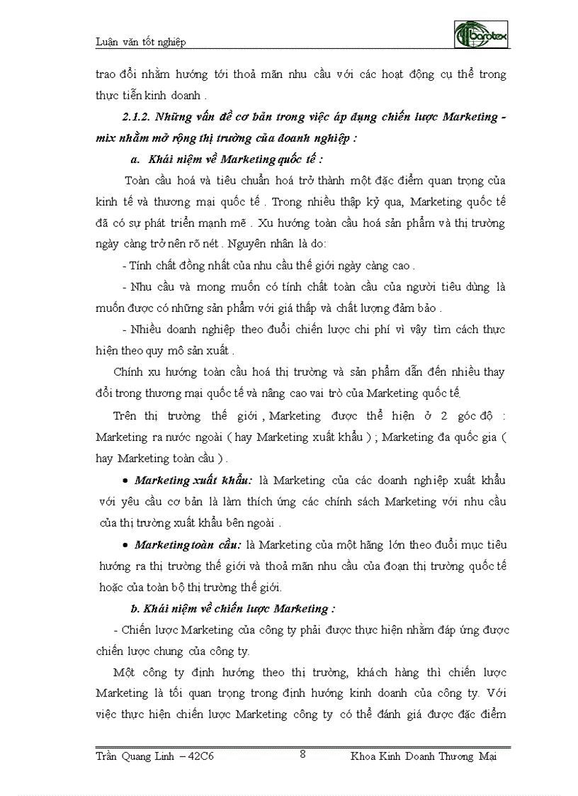 image for page Giải pháp Marketing mix nhằm phát triển thị trường sản phẩm mây tre đan xuất khẩu tại Nhật Bản của công ty cổ phần Xuất nhập khẩu mây tre Việt Nam Barotex