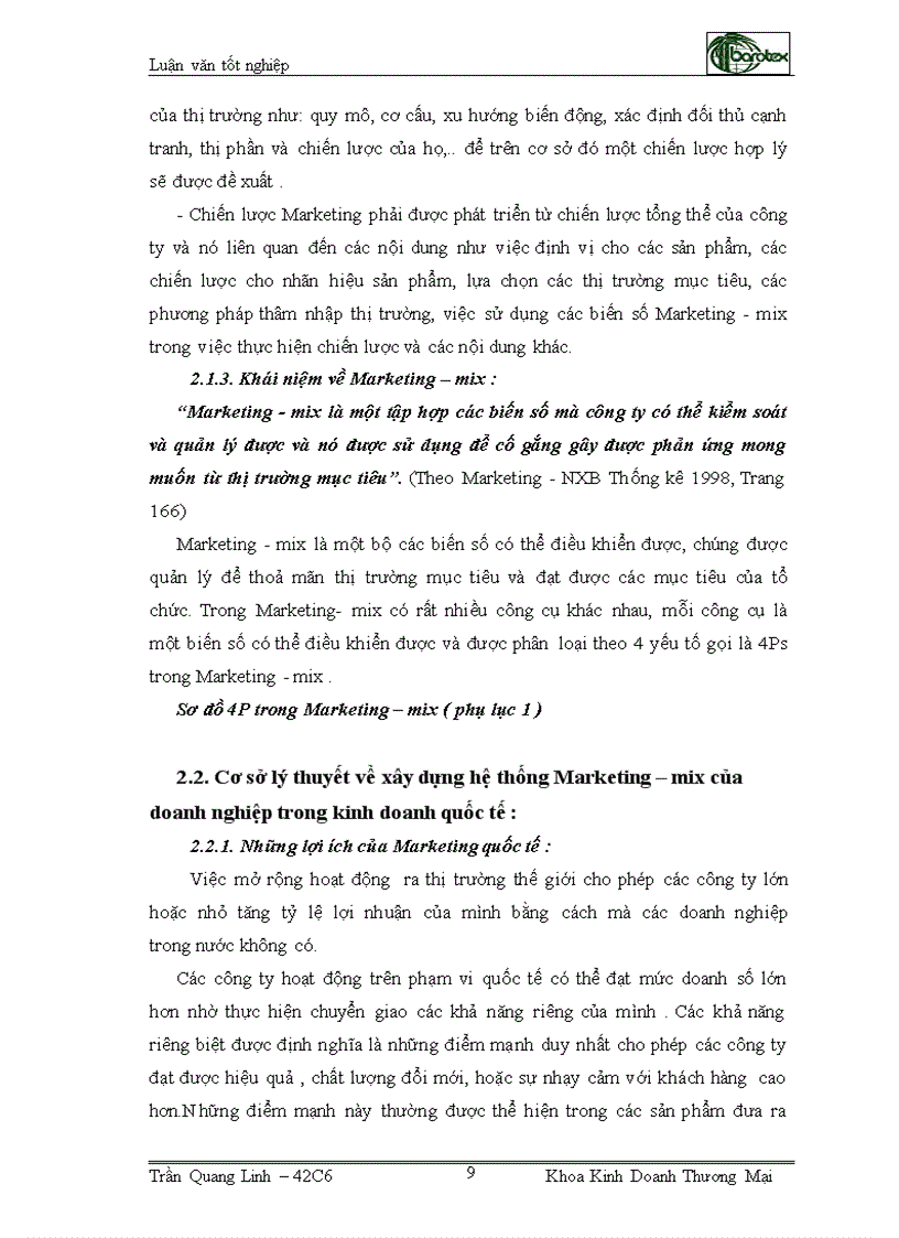 image for page Giải pháp Marketing mix nhằm phát triển thị trường sản phẩm mây tre đan xuất khẩu tại Nhật Bản của công ty cổ phần Xuất nhập khẩu mây tre Việt Nam Barotex