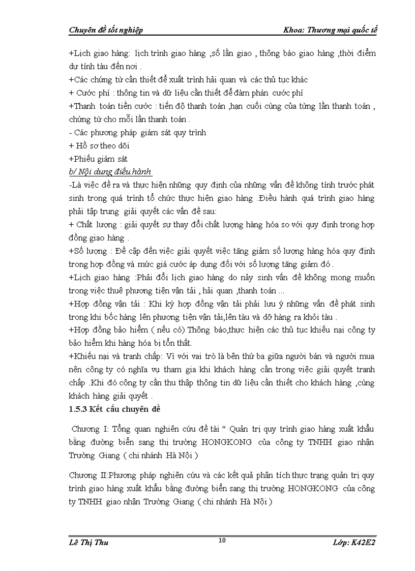 image for page Quản trị quy trình giao hàng xuất khẩu bằng đường biển sang thị trường HONGKONG của công ty TNHH giao nhận Trường Giang chi nhánh Hà Nội 1