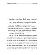 Tác động của hiệp định song phương Việt Nhật đến hoạt động xuất khẩu tôm của Việt Nam sang Nhật