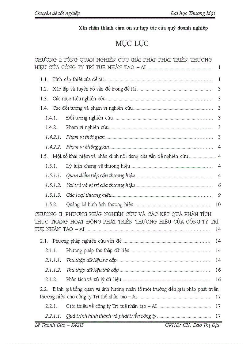 image for page Giải pháp phát triển thương hiệu của công ty TNHH Trí tuệ nhân tạo AI 1