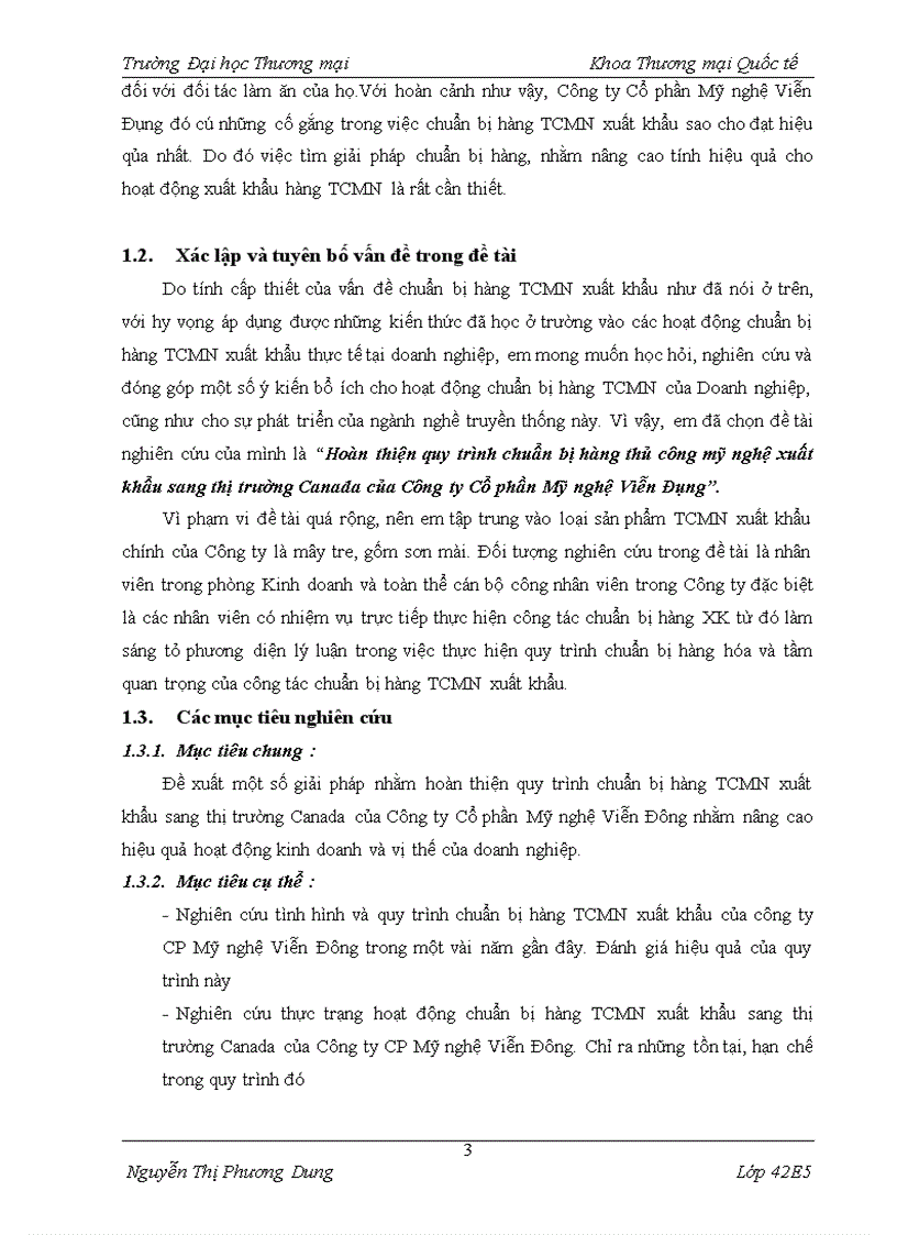 image for page Hoàn thiện quy trình chuẩn bị hàng thủ công mỹ nghệ xuất khẩu sang thị trường Canada của Công ty Cổ phần Mỹ nghệ Viễn Đông 1