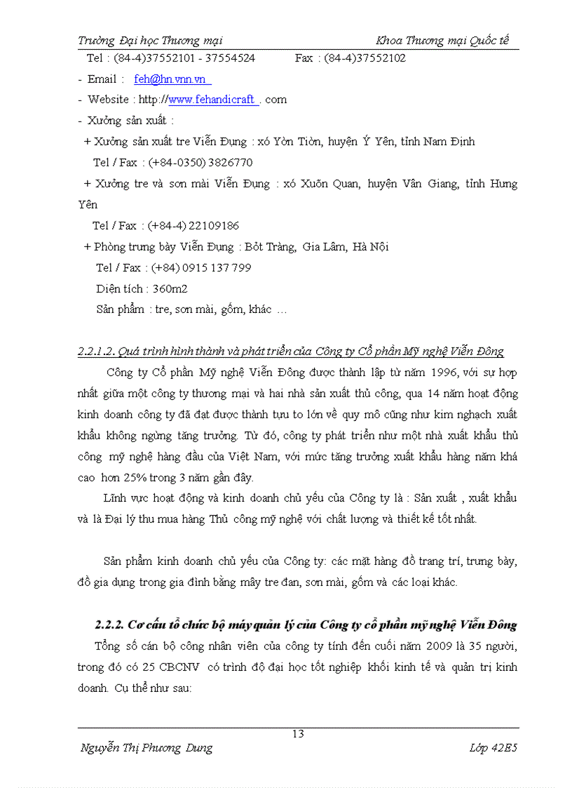 image for page Hoàn thiện quy trình chuẩn bị hàng thủ công mỹ nghệ xuất khẩu sang thị trường Canada của Công ty Cổ phần Mỹ nghệ Viễn Đông 1