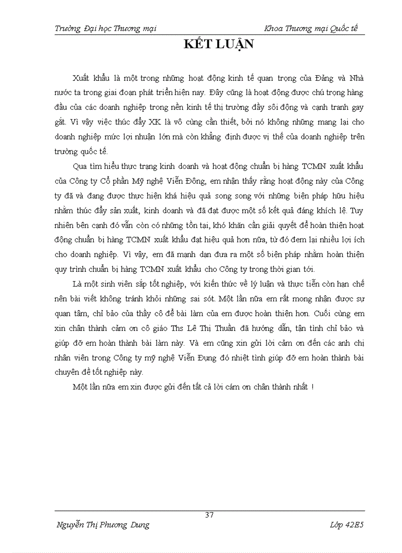 image for page Hoàn thiện quy trình chuẩn bị hàng thủ công mỹ nghệ xuất khẩu sang thị trường Canada của Công ty Cổ phần Mỹ nghệ Viễn Đông 1