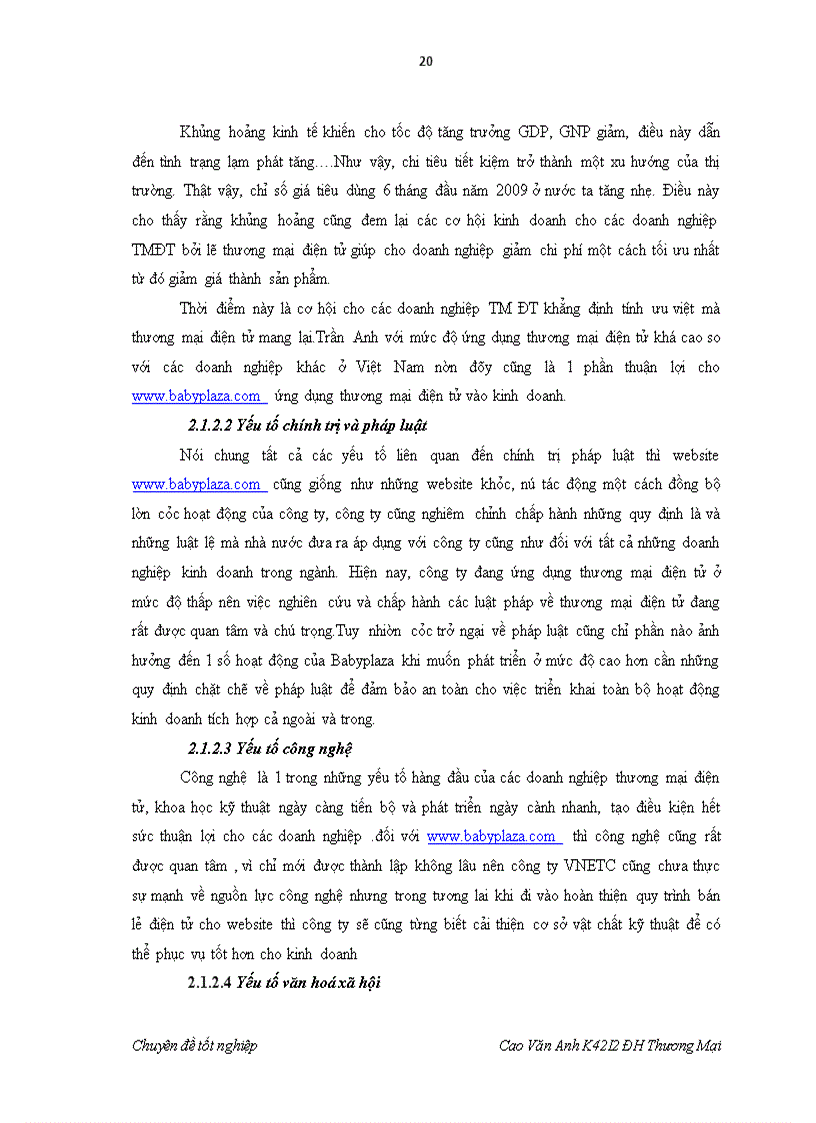 image for page Hoàn thiện quy trình bán lẻ trực tuyến tại website www babyplaza vn của công ty Cổ phần Quốc tế VNETC 3