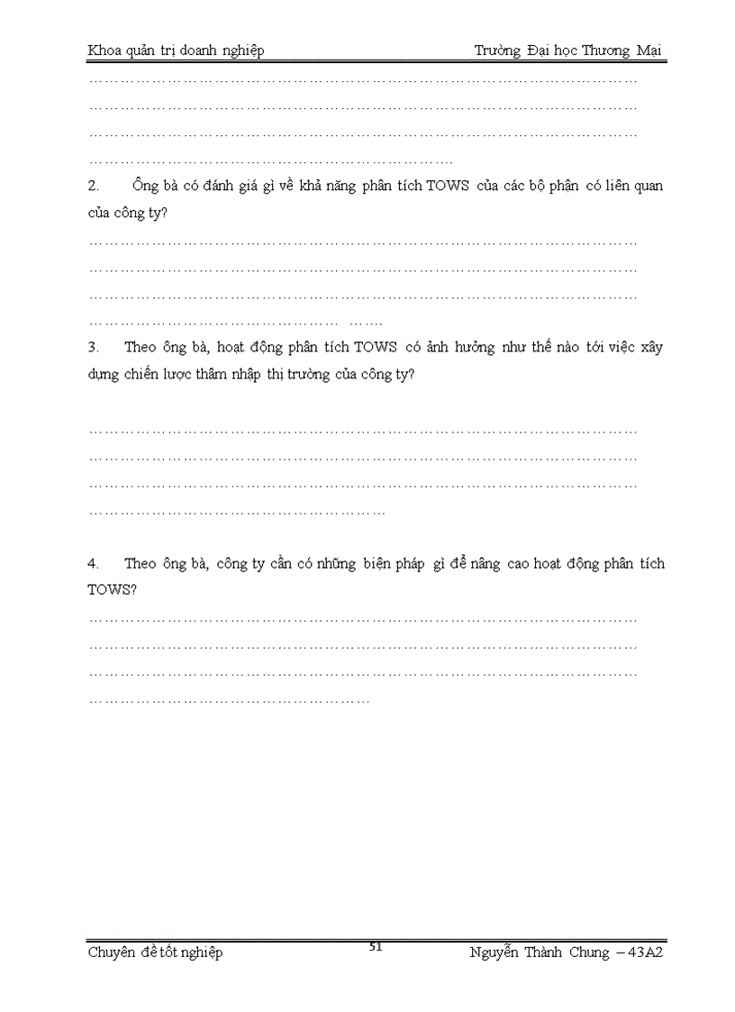 image for page Phân tích TOWS chiến lược thâm nhập thị trường Hà Nội sản phẩm thiết bị tin học văn phòng của công ty TNHH vận tải và thương mại Tân Đạt