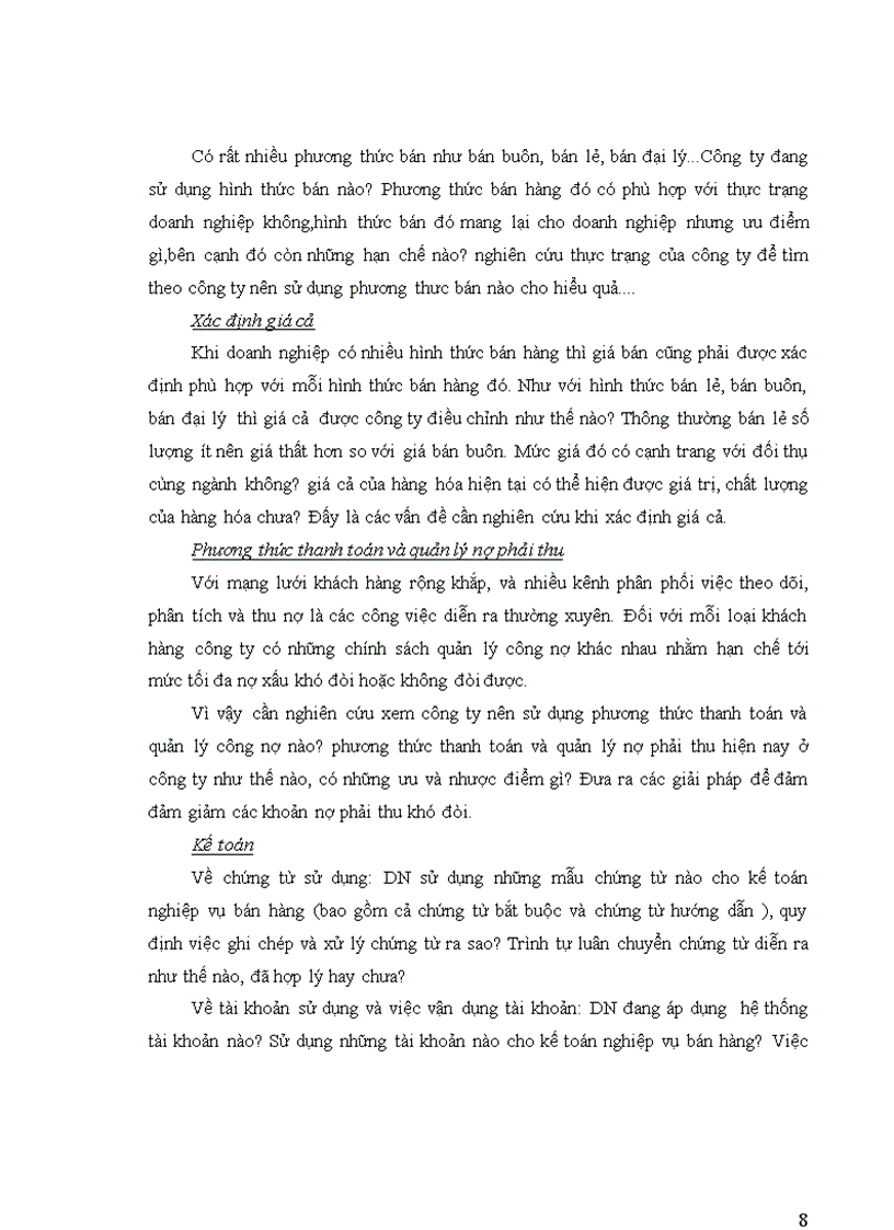image for page Kế toán bán nhóm hàng bánh kẹo tại công ty cổ phần Thực Phẩm Hữu Nghị
