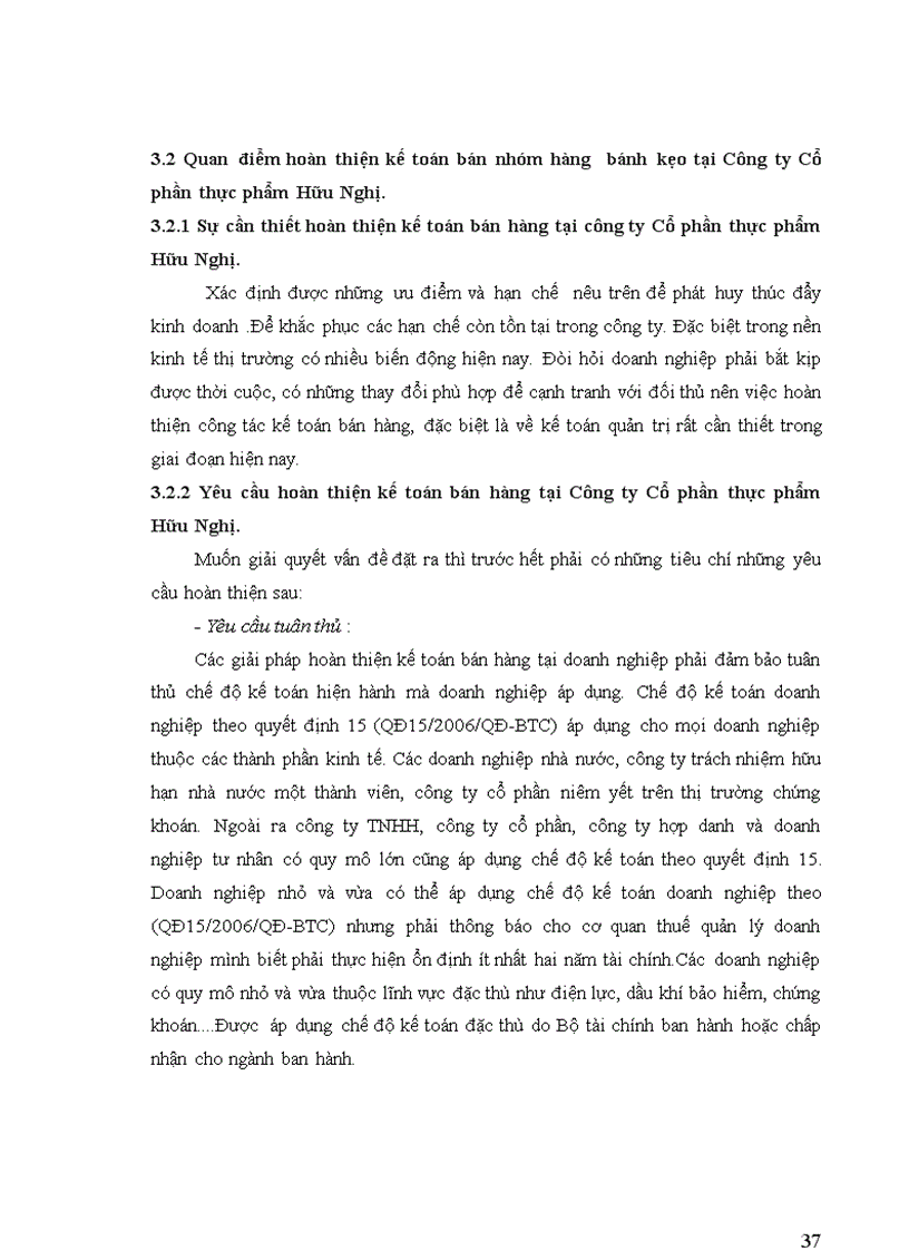 image for page Kế toán bán nhóm hàng bánh kẹo tại công ty cổ phần Thực Phẩm Hữu Nghị