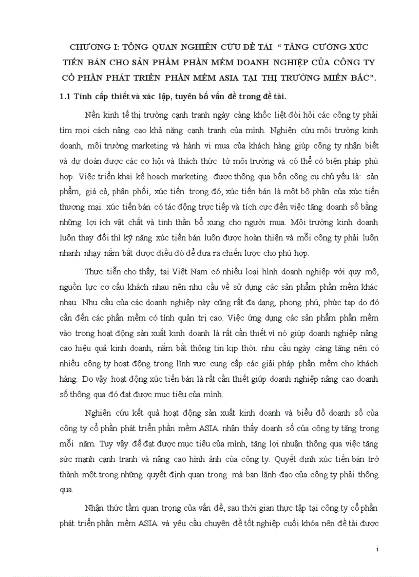 image for page Tăng cường xúc tiến bán cho sản phẩm phần mềm doanh nghiệp của công ty cổ phần phát triển phần mềm ASIA tại thị trường Miền Bắc
