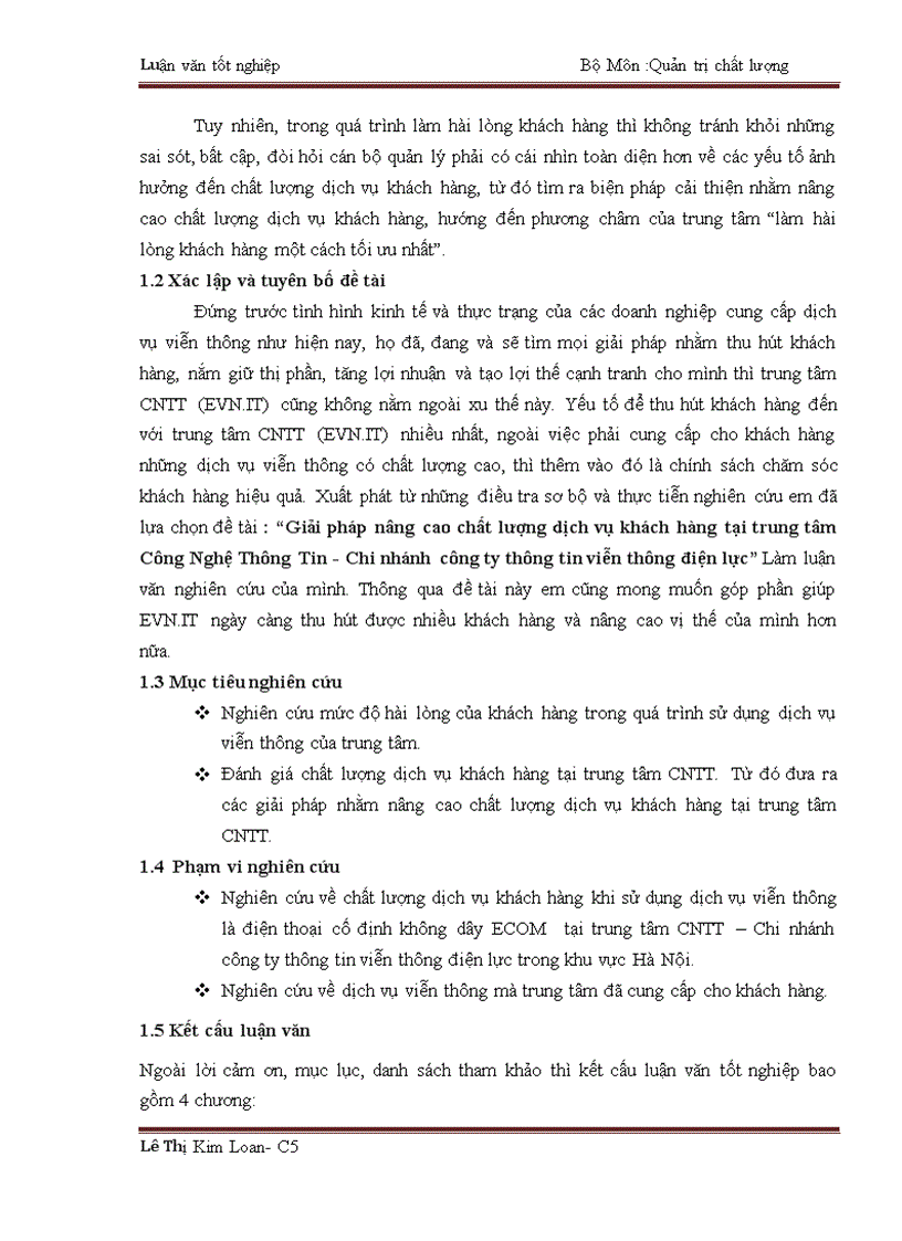 image for page Giải pháp nâng cao chất lượng dịch vụ khách hàng tại trung tâm Công Nghệ Thông Tin Chi nhánh công ty thông tin viễn thông điện lực