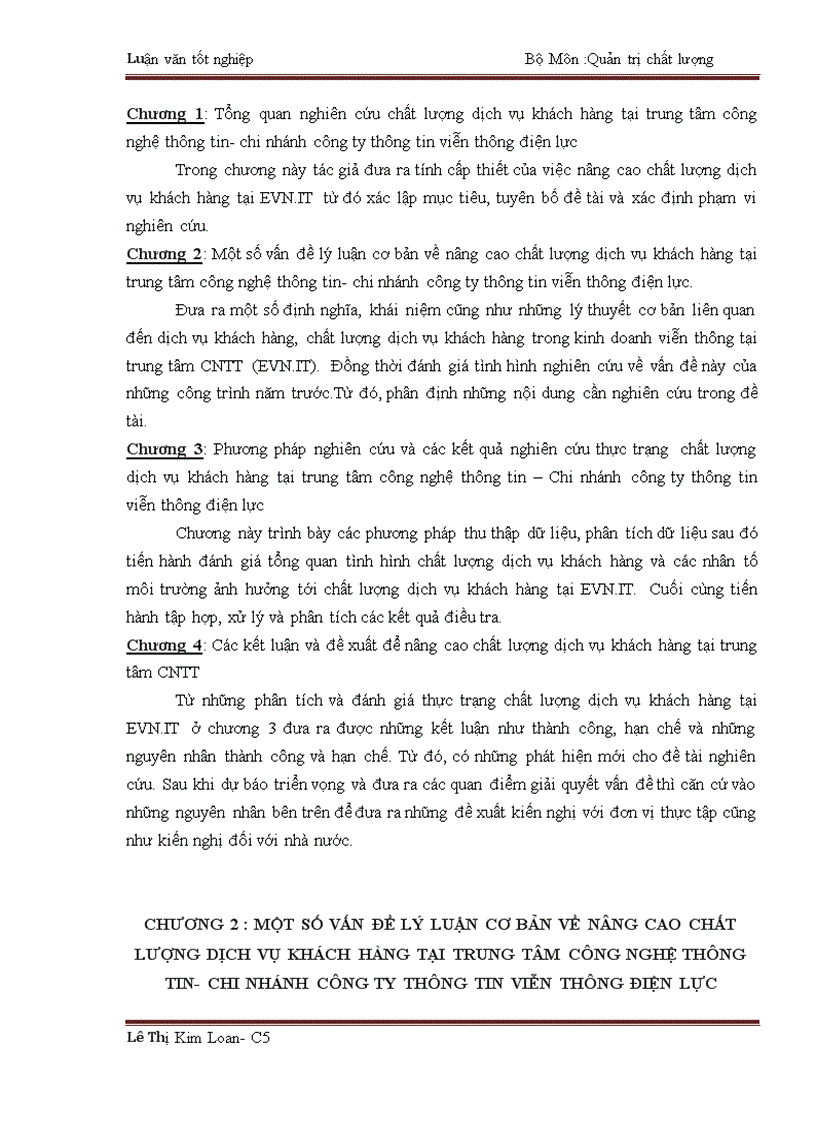 image for page Giải pháp nâng cao chất lượng dịch vụ khách hàng tại trung tâm Công Nghệ Thông Tin Chi nhánh công ty thông tin viễn thông điện lực
