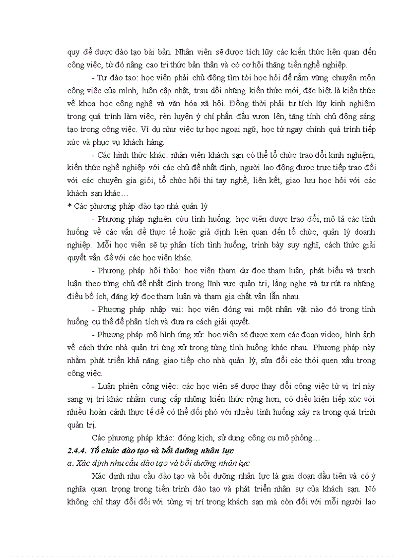image for page Tăng cường đào tạo và bồi dưỡng nhân lực tại khách sạn Paramount