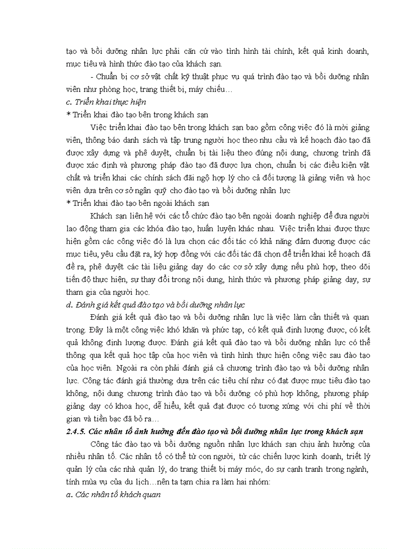 image for page Tăng cường đào tạo và bồi dưỡng nhân lực tại khách sạn Paramount