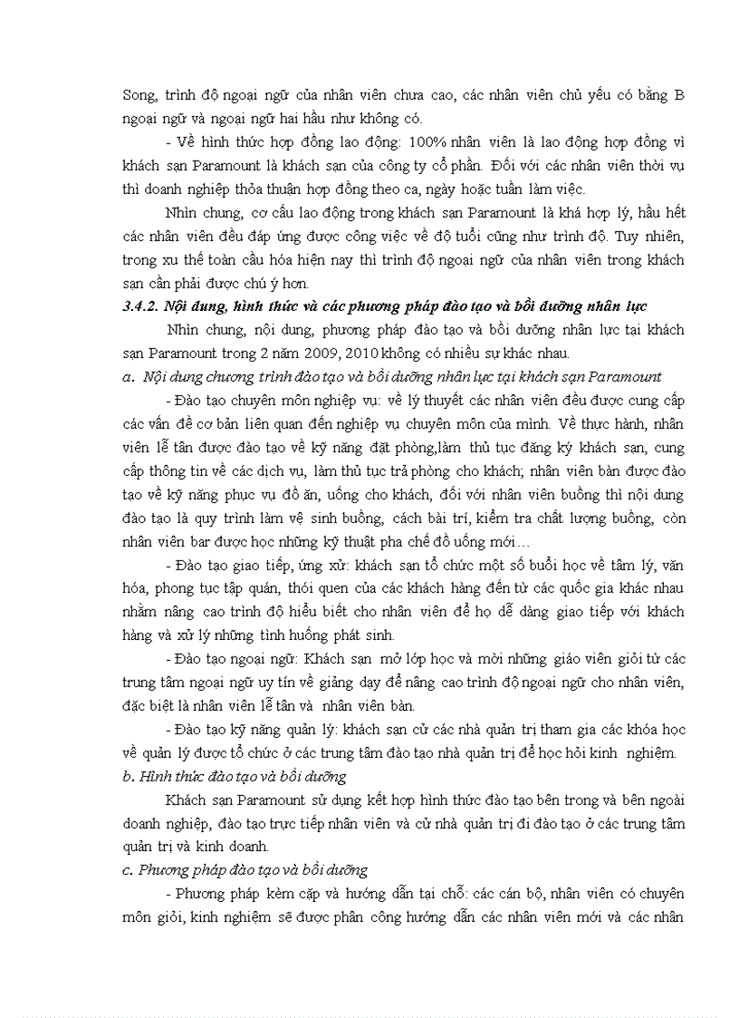 image for page Tăng cường đào tạo và bồi dưỡng nhân lực tại khách sạn Paramount