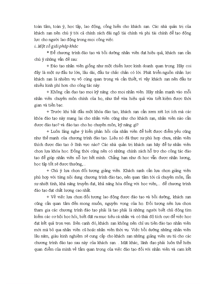 image for page Tăng cường đào tạo và bồi dưỡng nhân lực tại khách sạn Paramount